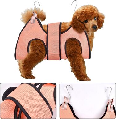 Гамак для тварин Bhoulandi: зручний гамак для котів та собак, дихаючий, з клямками, армійного кольору, розмір M