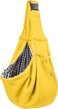 Жовта переноска для собак маленьких порід | Сумка-переноска для домашніх тварин з регульованим ременем