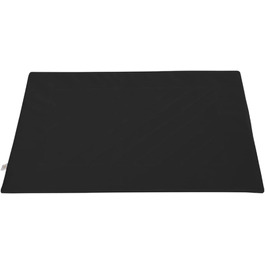 Килимок для собак BARRY & LUCY: лежанка, килимок в авто, килимок для годування. Легкий догляд, водонепроникний, штучна шкіра (55x75/75x55, чорний)