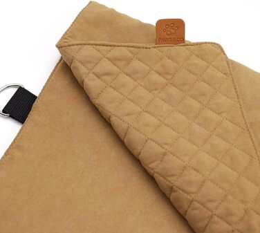 Килимок для собак Paws&Co: складний, портативний, 100x65 см (L, Коричневий)