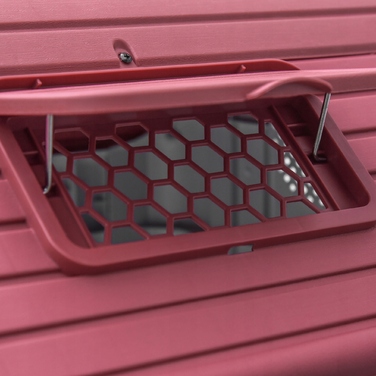 Будник для собак PawHut, червоний та світло-сірий, 59x75x66 см