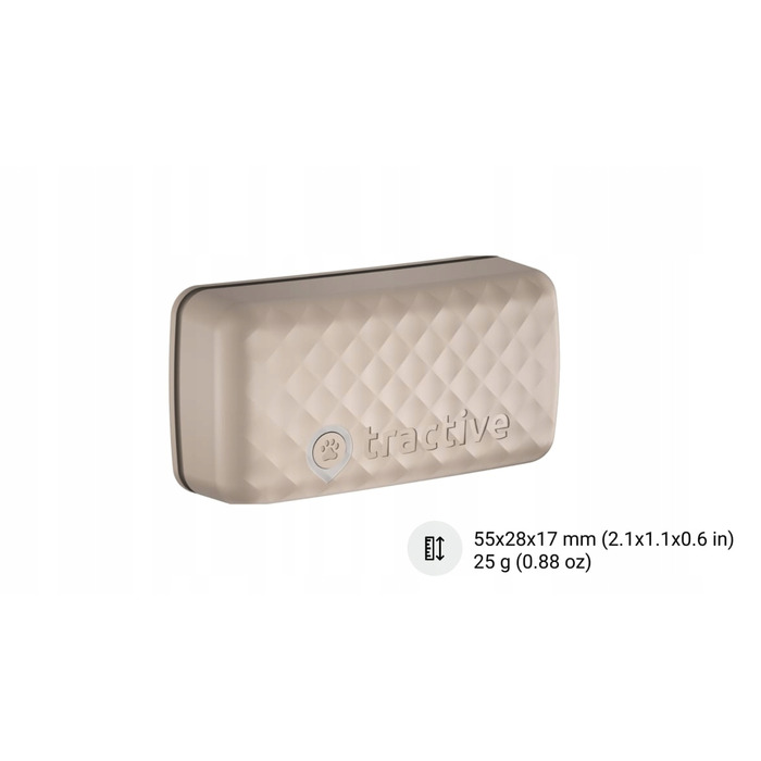 GPS-локатор для котів Tractive CAT Mini з моніторингом здоров'я, коричневий