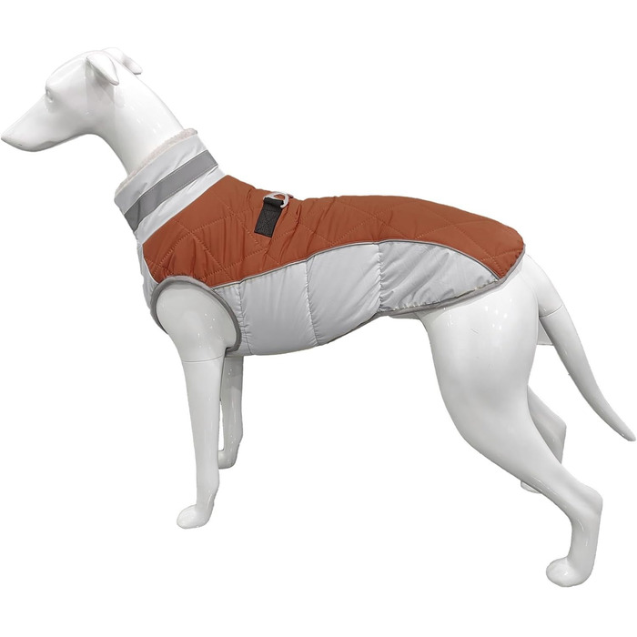 Тепла та стильна куртка для собак: теплий, якісний одяг, вітронепроникна жилетка – ідеальний зимовий одяг для вашого собаки (Sky Blue, ) Hielblau (XS, Brown)