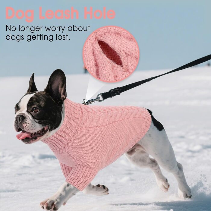 Теплий зимовий пуховик для собак великих порід ASENKU, рожевий та зелений (XL)