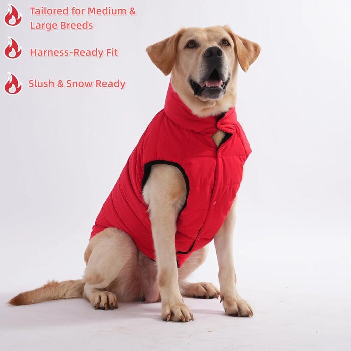 Зимова куртка LovinPet для собак, двостороння, розміри M, L, XL, куртка з ґудзиками, вітронепроникна, снігонепроникна та водонепроникна, темно-зелена та сіра для холодної погоди