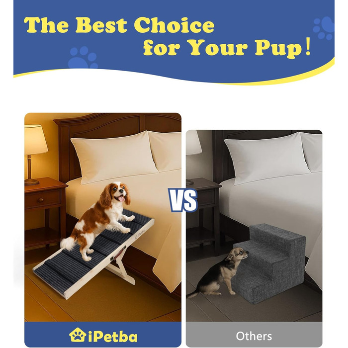 Рампа для собак та котів Hunderampe - складана, регульована, до 90 кг (внутрішнє використання до 35 кг)