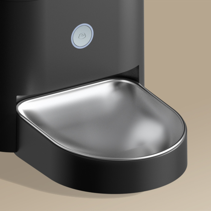 Автоматична годівниця Balimo для котів та собак з нічним підсвічуванням, чорна, 3 л