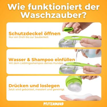 Щітка для грумінгу домашніх тварин Waschzauber з самоочищенням та масажем, рожева (для довгої та короткої шерсті)