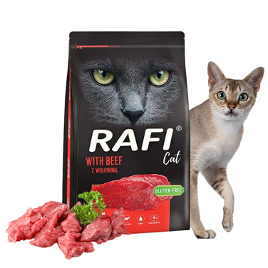 Сухий корм для котів Dolina Noteci Rafi з яловичиною, 7 кг