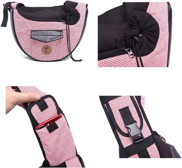 PETCUTE Сумка-переноска для собак та котів - Браун. Ідеальна для подорожей, прогулянок та активного відпочинку.