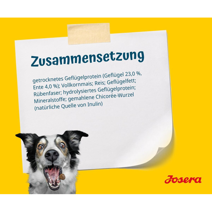 Сухий корм для дорослих собак Josera SensiPlus з качкою та рисом, гіпоалергенний, 12.5 кг