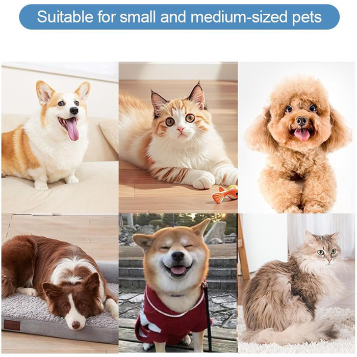 Автоматичний очищувач лап для собак | 2 швидкості, захист від бризок, аксесуари для догляду за лапами після прогулянок, походів, кемпінгу (Блакитний)