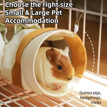 Туннель-притулок для дрібних тварин: кроликів, хом'яків, морських свинок, щурів, їжаків, хорек, шиншил, ящірок, цукрових глютерів (блакитний, маленький), складна конструкція