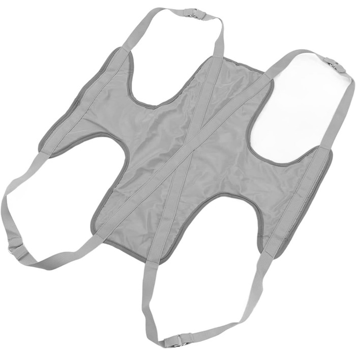 Набір гамаків для домашніх тварин ZXCAOB, дихаючий матеріал, запобігає натиранню, регульовані ремені, шлейка для собак, підходить для будь-яких тварин (сірий, L)