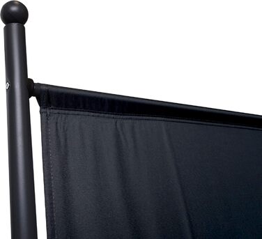 Ширма QUICK STAR Paravent 150x190 см, тканина, чорний колір, для дому та саду