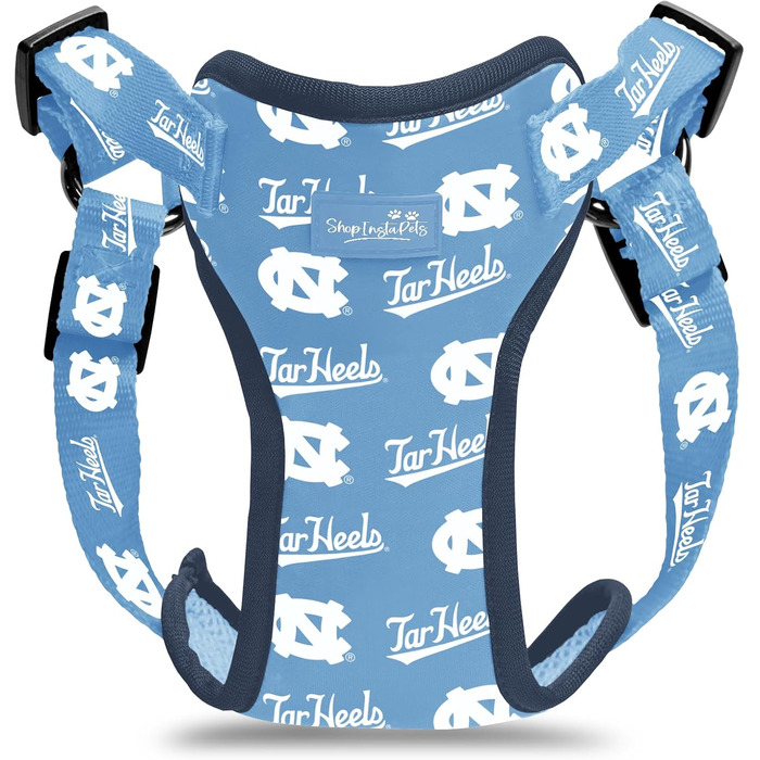 Офіційна шлейка для собак NCAA UNC, регульована, міцна, комфортна, розмір L, подарунок для фанатів
