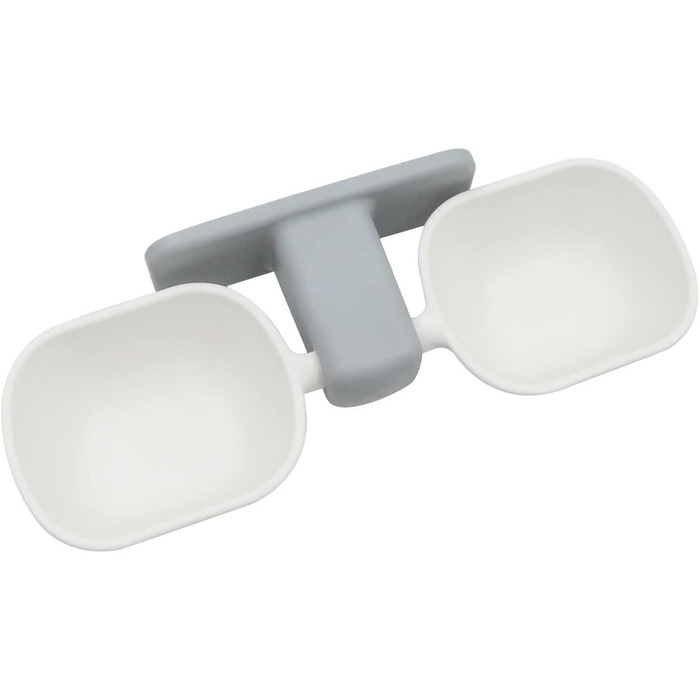 Двічі миска для котів, миски для котів, годівниця для котів на стіну, з піднятим тримачем, зменшує біль у шиї, знімні миски