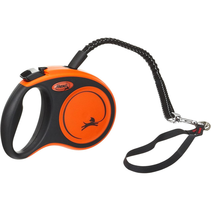 Повідок-рулетка Flexi Xtreme стрічковий, помаранчевий, розмір S