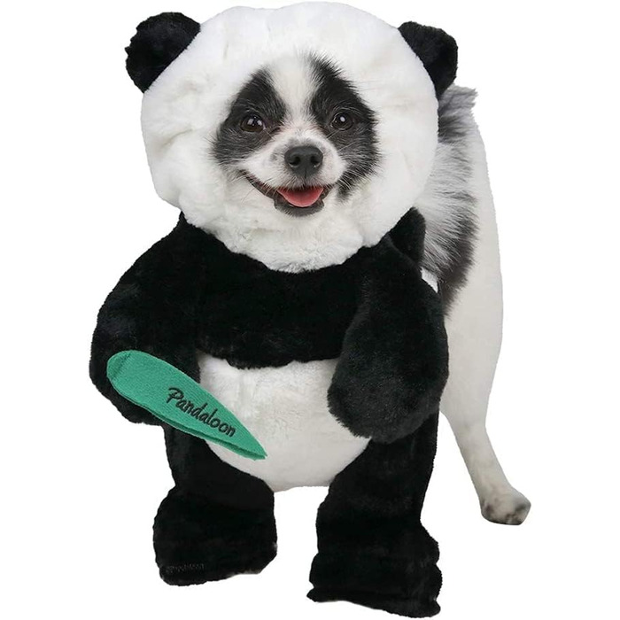 Костюм на Хелловін для собак та котів, панда, розмір 4 (50,8–58,4 см висота, обхват < 68,6 см)
