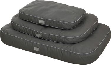 Лежанка для собак Kerbl Jerome, 60x40x6 см, темно-зелений/сірий, знімний чохол, антиковзаюча поверхня