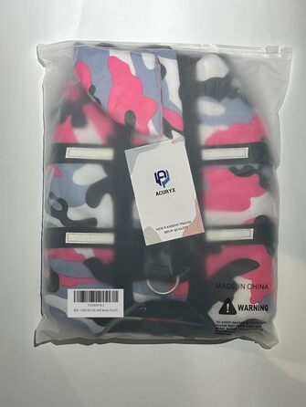 Рятувальний жилет для собак Schwiweste Hunde Hai, легкий та безпечний для водних видів спорту, з ручкою та світловідбиваючими елементами для малих, середніх та великих собак, сірий (XXL, камуфляж-рожевий)