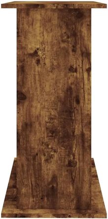 Тумба під акваріум ZEYUAN з ДСП, копчений дуб, 81x36x73 см, акваріумна підставка, шафа для акваріума