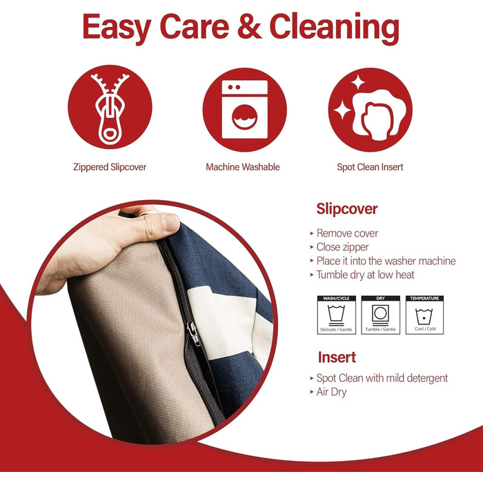 Кругле собаче ліжко Majestic Pet Products, маленьке, для дому та вулиці, знімний, пральний чохол, розмір Small