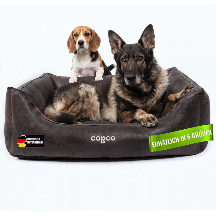 Ортопедичне ліжко для собак маленьких порід, чорне, 70x55 см. Зручне, антиковзне, з штучної шкіри, для дому. Легко миється, сумісне з Google.