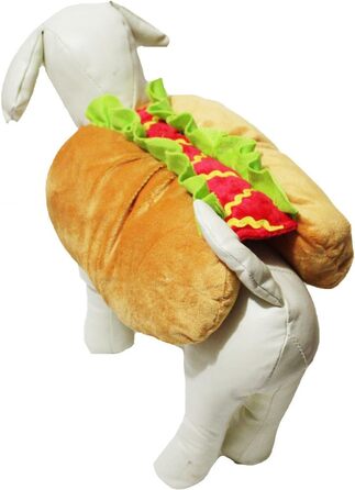 Костюм для собак - гарячий дог, теплий і м'який, ідеальний для вашого улюбленця