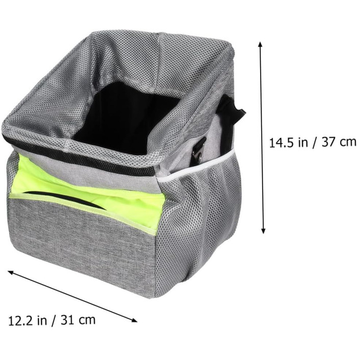 Дихаючий складаний кошик для тварин на велосипед LOLIPPYY, Oxford, знімний, водовідштовхуючий, для собак та котів