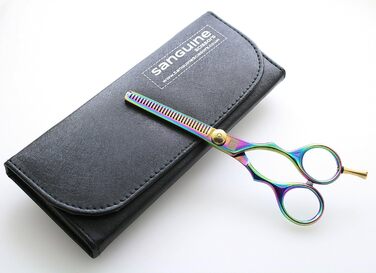 Професійні ножиці для филировки волосся з титану, для всіх типів волосся – подарунковий кейс