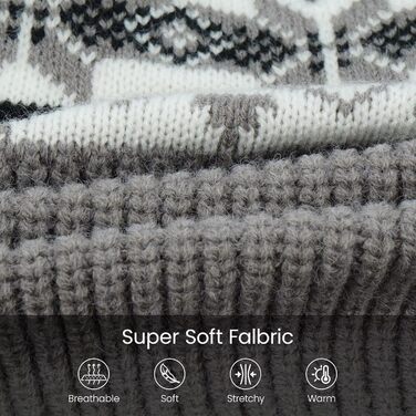 Светр для собак IECOii XXXXL, XXXX-Large, 5XL (105 см), сірий. Теплий в'язаний пуловер для німецької доги, добермана та інших великих порід.