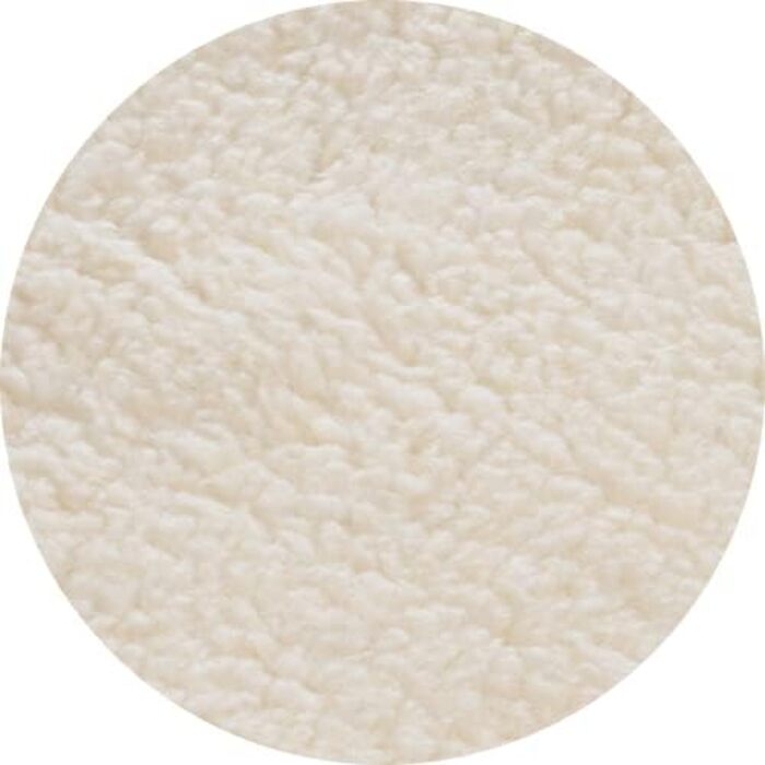 Ліжко для собак та котів з чистої вовни, біле, 40x50 см