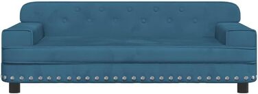 Собаче ліжко/софа для собак, 90 x 53 x 30 см, блакитне, vidaXL