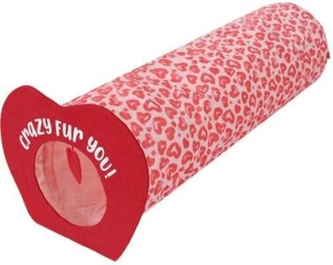 Туннель-іграшка для котів та тварин, Pop-Up, складаний, для дому (червоний)