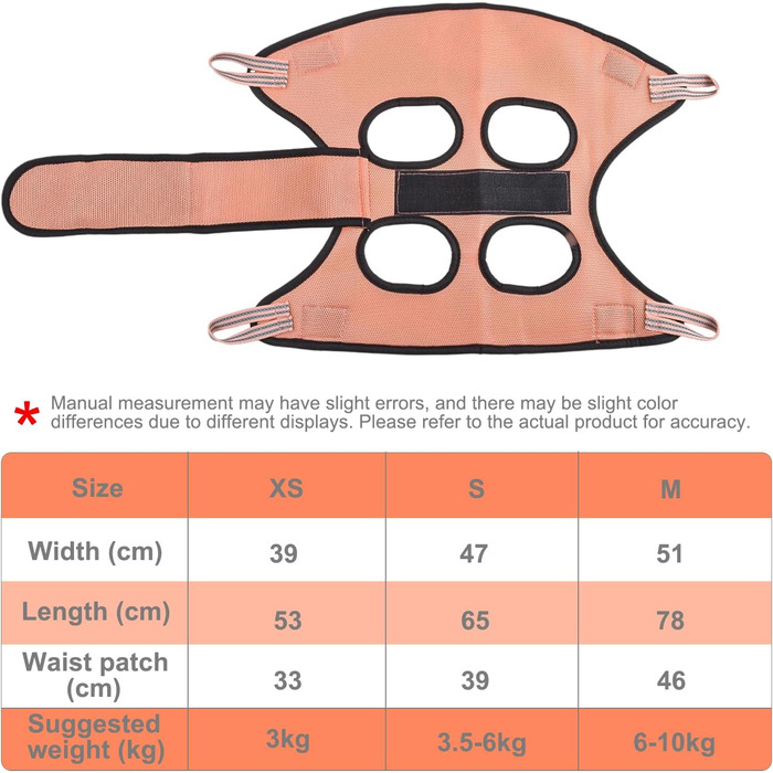 Гамак для тварин Bhoulandi: зручний гамак для котів та собак, дихаючий матеріал, клямки, армійний зелений, розмір M (M, рожевий)