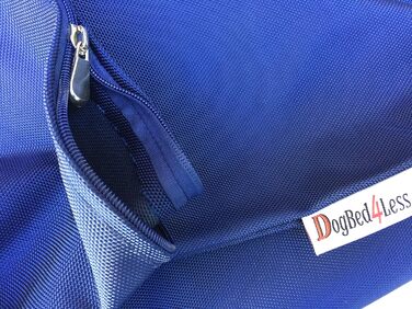 Лежанка для собак з Memory Foam - водонепроникний вкладиш, знімна наволочка, 2 розміри, 12 кольорів. Розмір M (34'X27'X3'), 2 шт. Розмір L (34'X27'X3', 1680 Ballistic Blue)