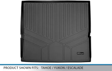Килимок у багажник MAXLINER MAXTRAY для Chevrolet Tahoe, GMC Yukon, Cadillac Escalade (2015-2016), чорний, за другим рядом сидінь