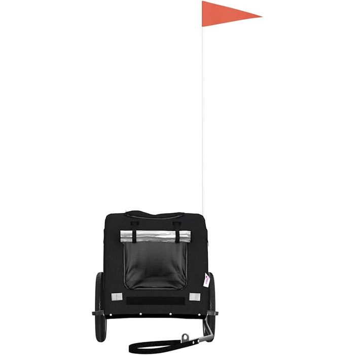 Фаркоп-причіп для собак Gecheer, Oxford-тканина та дах з ПВХ, велика кабіна 62x40x40 см, вантажопідйомність до 30 кг, для безпечного транспортування собак та котів