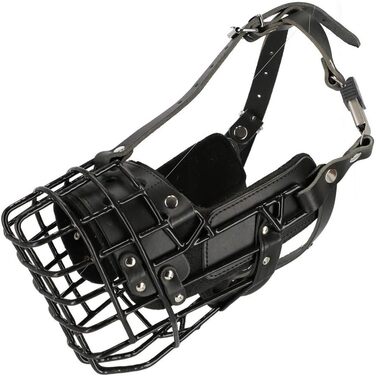 Металевий намордник із гумовим покриттям Dingo Gear для німецької вівчарки, професійний, універсальний, зручний, для довгих прогулянок