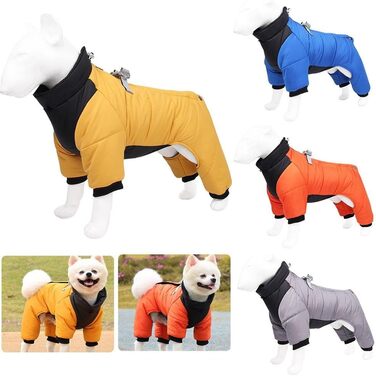 Теплий зимовий одяг для собак - теплий зимовий плащ, бавовна, для собак