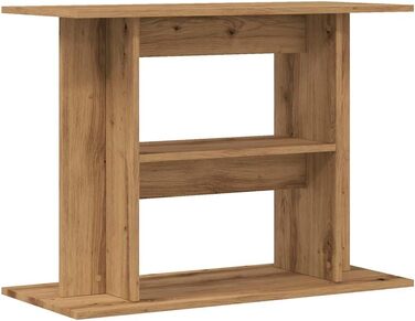Підставка для акваріума LAPOOH з ДСП, артізан-дуб, 80x35x60 см, тумба під акваріум, акваріумний стіл