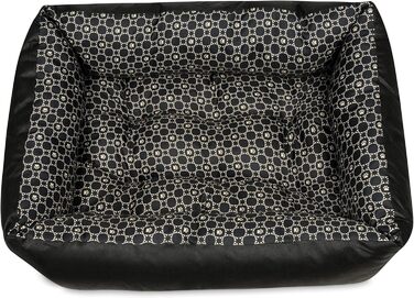 Лежак для собак SuperKissen24 Louis Black XL – м'яке, велике, пране, для малих, середніх і великих порід