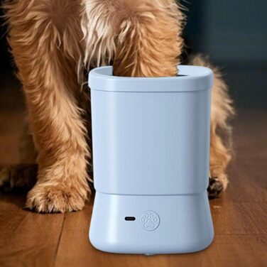 Набір для миття лап собак 2 шт. - миюча чаша для лап, синій. Ідеально для дому, подорожей, прогулянок та кемпінгу