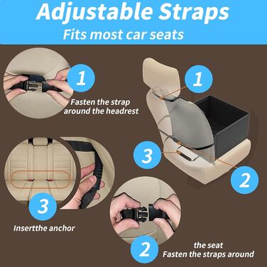 Автокрісло для собак: міцний, водонепроникний, для маленьких, середніх та великих собак