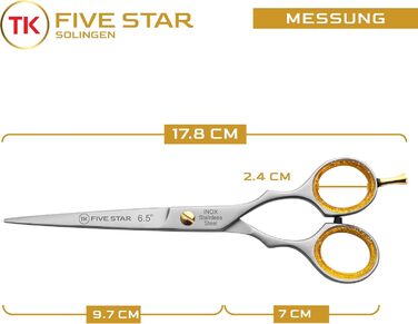 Професійна перукарська ножиці Supra Premium 7' для волосся (6 дюймів, нержавіюча сталь, сріблясте матування)