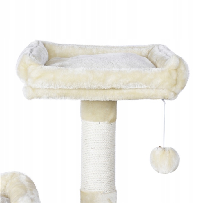 Високий когтеточка-комплекс для котів: лежанка та стовпчик для дряпання, вежа Drapaczek 161 - 220 см