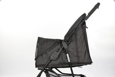 Візок для собак Сенна сірий (чорний)