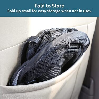 Автомобільна сітка-перегородка для собак Petsfit - універсальна, з сумкою для зберігання та регульованим тросом