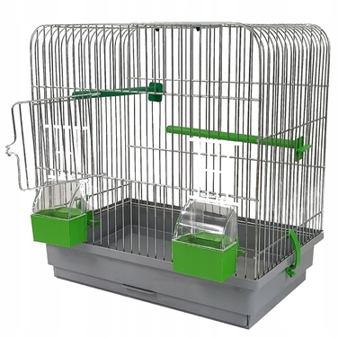 Клітка для канарків та маленьких птахів — 34x23x35 см
